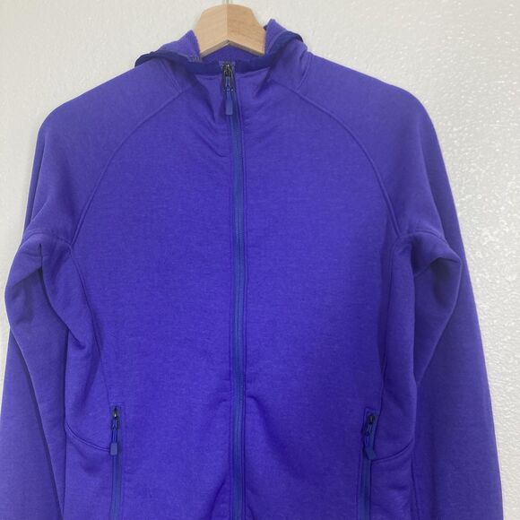 Black Diamond Jacket Womens Medium Polartec Full Zip Hooded Outdoors Fleece - Picture 3 of 16